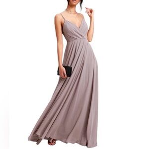 Lulu's All About Love Chiffon Maxi Dress